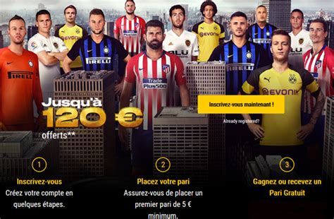 Bonus Bwin, jusqu'à 120 € offerts pour les  .